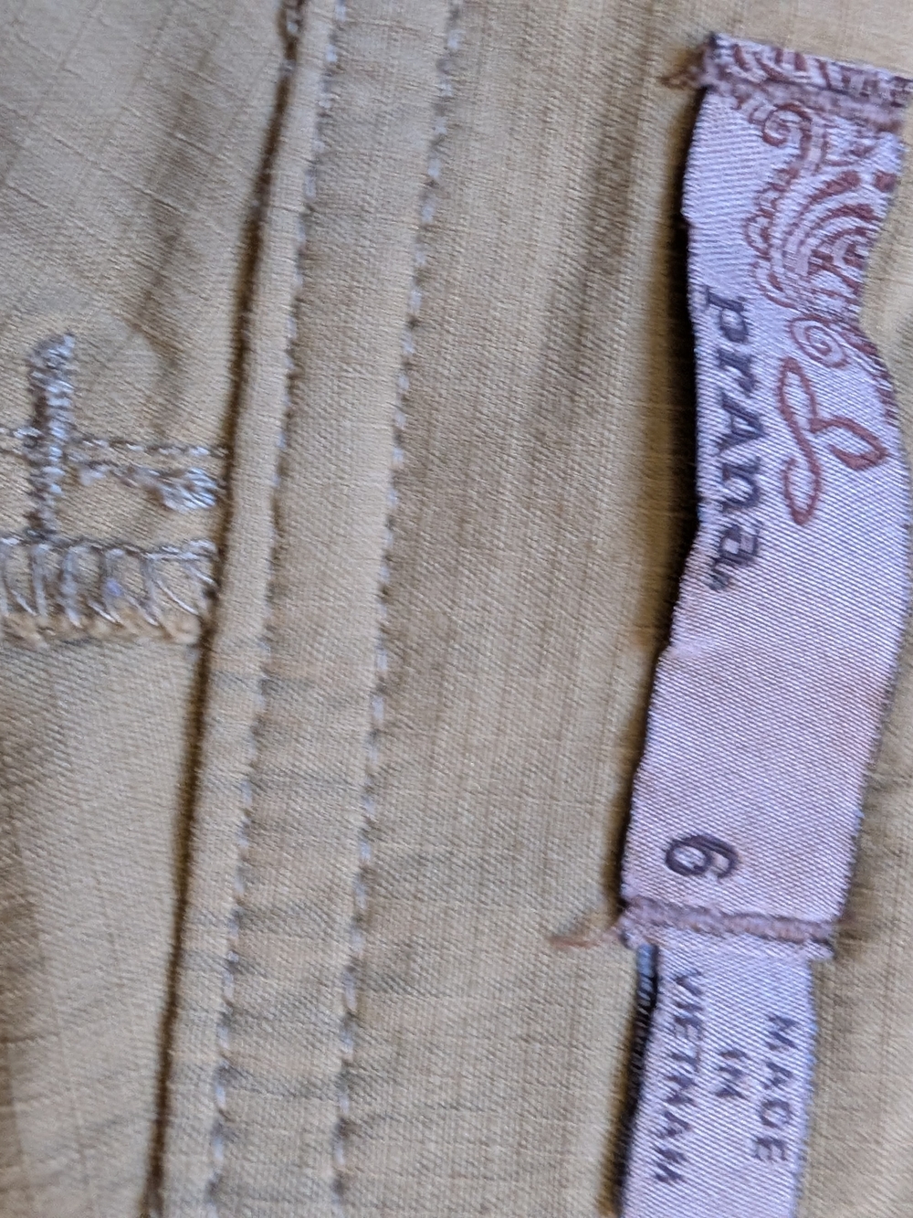 Khaki/Tan Women's Casual Shorts - Picture 5 of 9